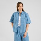 Dedicated Shirt Stensvik Denim Light Blue