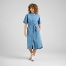 Dedicated Shirt Dress Ripa Denim Light Blue