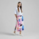 Dedicated Skirt Viken Abstract Block Multi Color