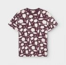 Dedicated T-Shirt Stockholm Wine Cups Fig Red