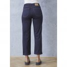 Isay Lido Straight Jeans Blue Black Denim