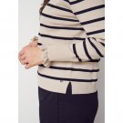 Isay Frigga Stripe Pullover Golden w Black