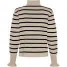 Isay Frigga Stripe Pullover Golden w Black