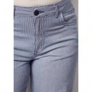 Isay Como Stripe Wide Pant Blue Pinstripe