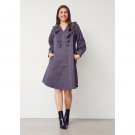 Isay Sigga V-Flounce Dress Black
