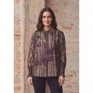 ISAY ANE SMOCK SHIRT AUBERGINE FLOW