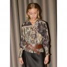 ISAY ANE SMOCK SHIRT BROWN DRAWING
