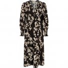 ISAY ANE V-NECK DRESS BLACK W CREAM
