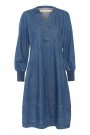 Culture Allura Arpa Rib Dress Dark Blue Wash