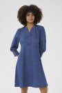 CULTURE ARPA SHORT DRESS DARK BLUE WASH