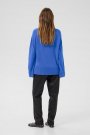 Culture Callie Arrow Oversized Pullover Victoria Blue Melange