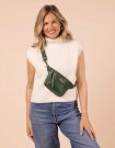 O My Bag Beck's Bum Bag Pine Green Classic Leather Limited Edition