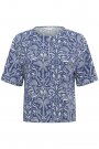 PART TWO BERTELINEPW BL BLUE STOCK PRINT