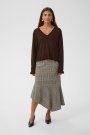 Culture Clare Annemarie Frill Vneck Coffee Bean