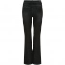 ISAY COMO FLARE BUTTON JEANS WASHED BLACK