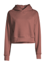 Casall Favourite Crop Hoodie Chalky Brown