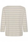 Part Two Nela T-Shirt Eggnog Grey Stripe