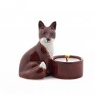 Quail Ceramics Fox Tea Light Holder