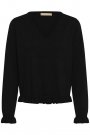 Culture Clare Annemarie Frill Vneck Black