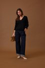 Culture Clare Annemarie Frill Vneck Black