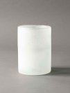 Tell Me More Frost Candleholder L White