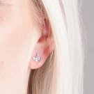 Faith Örhänge Silver Ginkoblad