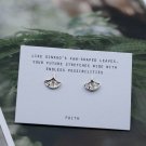 Faith Örhänge Silver Ginkoblad