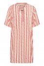 Culture Hollie Dress Coral White Grap