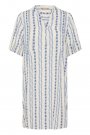 Culture Hollie Dress Bluewhite White Grap