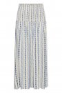 CULTURE HOLLIE SKIRT BLUEWHITE GRAPH