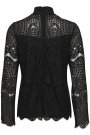 CULTURE IMA LACE BLOUSE BLACK