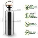 Bambaw Insulated Steel Bottle 750ml