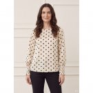 ISAY KLEA BLOUSE CREAM W DOTS