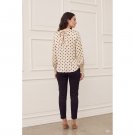 ISAY KLEA BLOUSE CREAM W DOTS