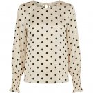 ISAY KLEA BLOUSE CREAM W DOTS