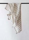 Tell Me More Kitchen Towel Linen Gingham natural