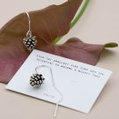 Faith Örhängen Dra igenom Kotte Silver