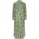 ISAY LOTTA SHIRT DRESS GRASS GREEN PAISLEY