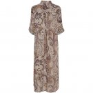 ISAY LOTTA SHIRT DRESS TAUPE PAISLEY