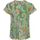 ISAY LOTTA TOP GRASS GREEN PAISLEY