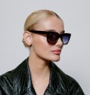 A.KJAERBEDE NANCY BLACK DEMI TORTOISE