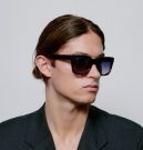 A.KJAERBEDE NANCY BLACK DEMI TORTOISE
