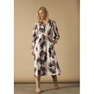 ISAY NAOMI V-NECK DRESS AUBERGINE FLORAL