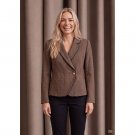 ISAY ODA BLAZER BROWN HERRINGBONE