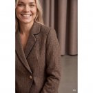 ISAY ODA BLAZER BROWN HERRINGBONE