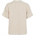 ISAY PEARL S/S BLOUSE SAND