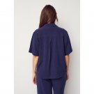 ISAY PEARL S/S SHIRT NAVY