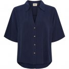 ISAY PEARL S/S SHIRT NAVY