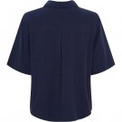 ISAY PEARL S/S SHIRT NAVY
