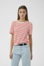 InWear PfiaIW Gathering Tshirt Red Slim ST